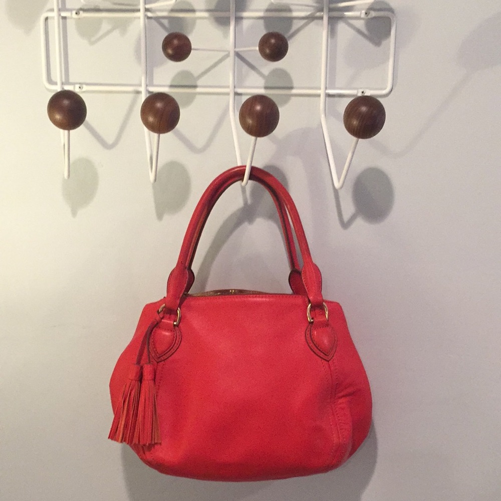 Peyton Smooth Leather Satchel